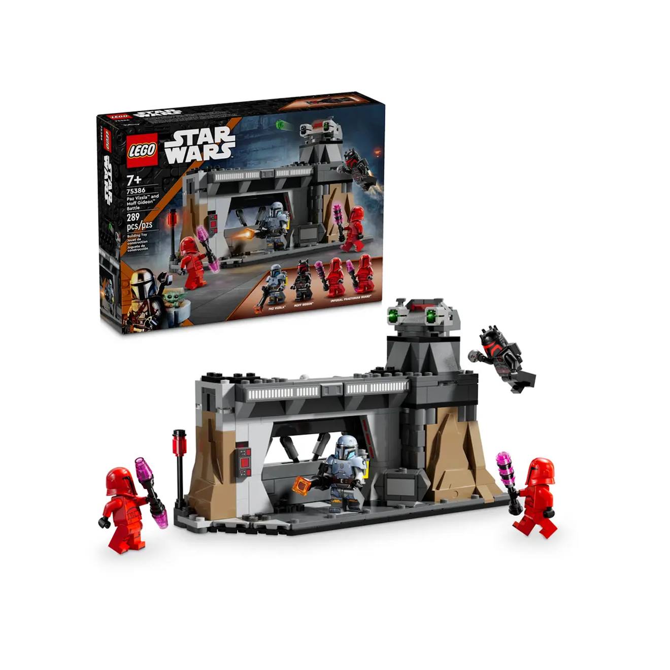 Star Wars Le Combat De Paz Vizsla™ Et Moff Gideon™ 75386 Multicolore