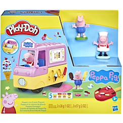 Jouet-Play-doh peppa et le camion de glaces