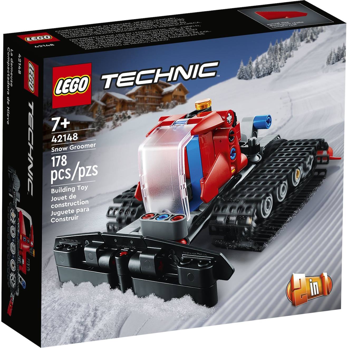 Technic La Dameuse 42148 Multicolore
