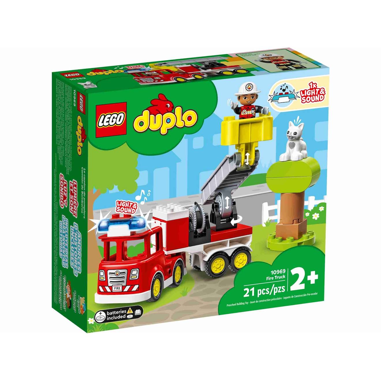 Duplo le camion de pompiers 10969 multicolore