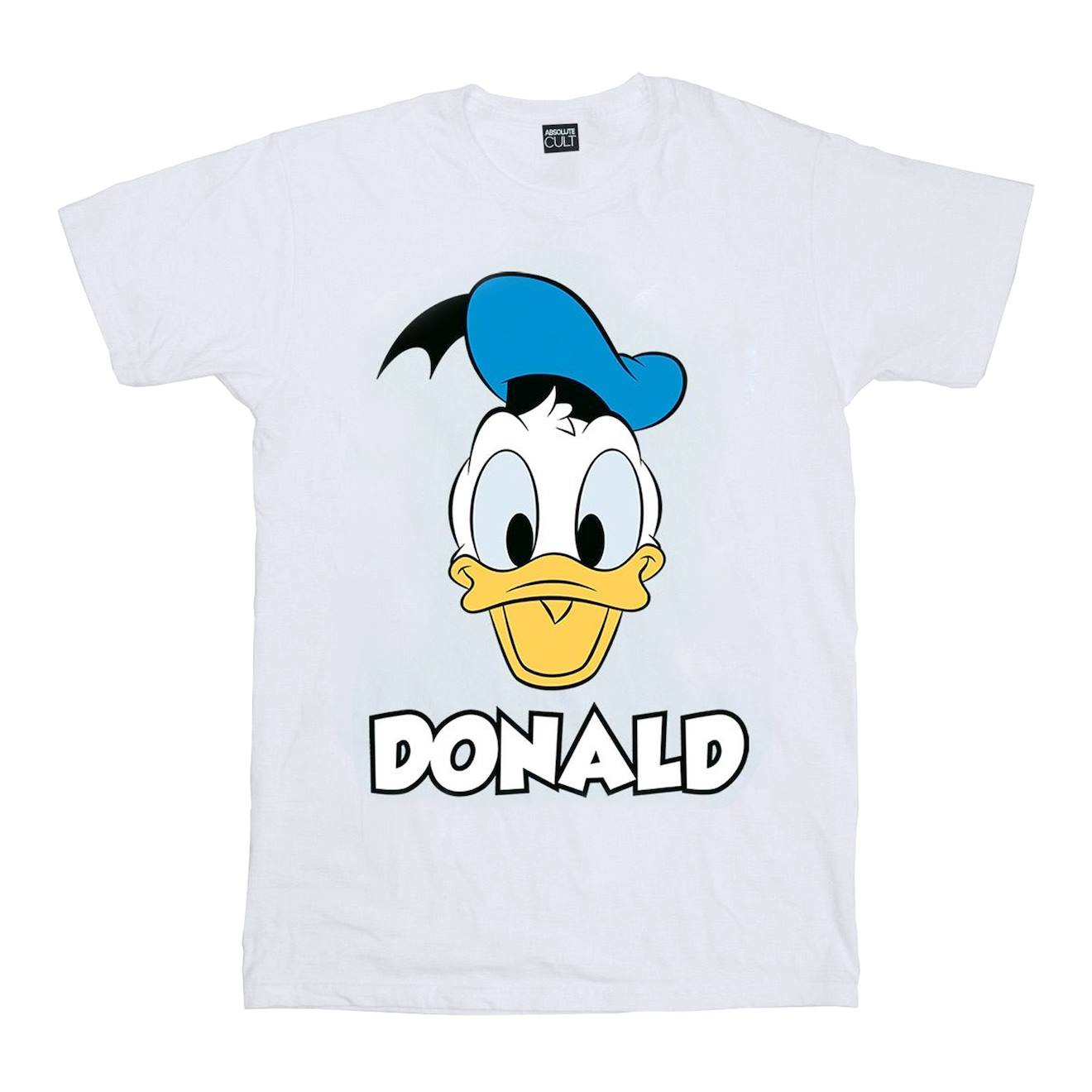 T-shirt Coton Donald Disney Blanc