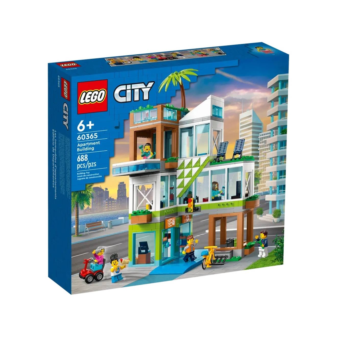 City L'immeuble D'habitation 60365 Multicolore