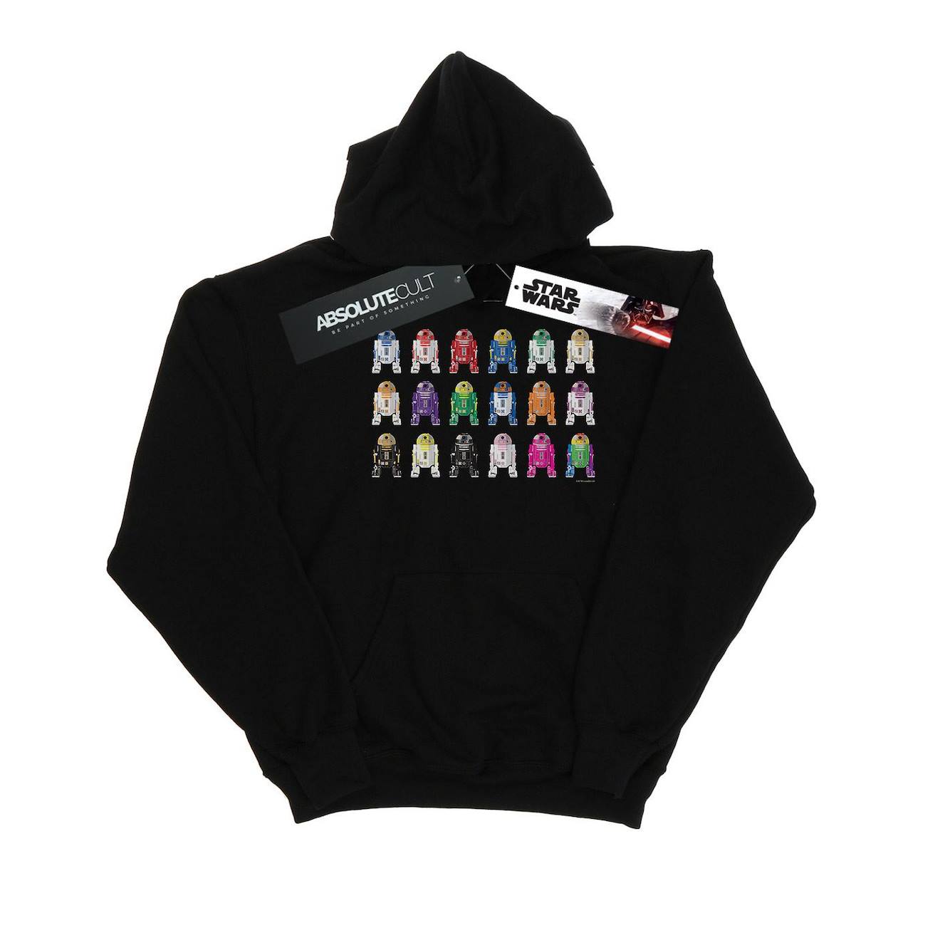 Sweat À Capuche Coton Star Wars R2 Units Noir