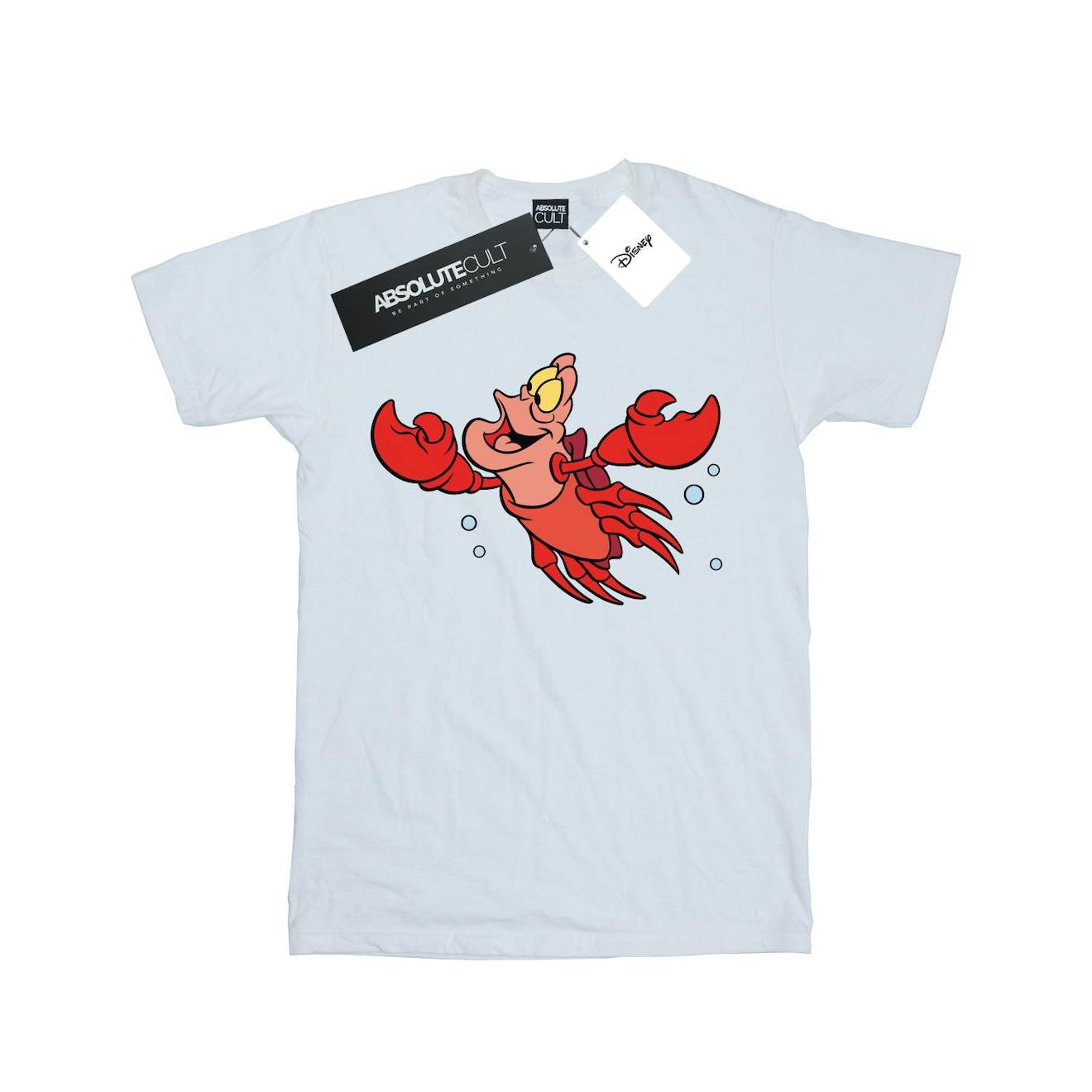T-shirt En Coton Peigné De Qualité Supérieure Disney The Little Mermaid Blanc