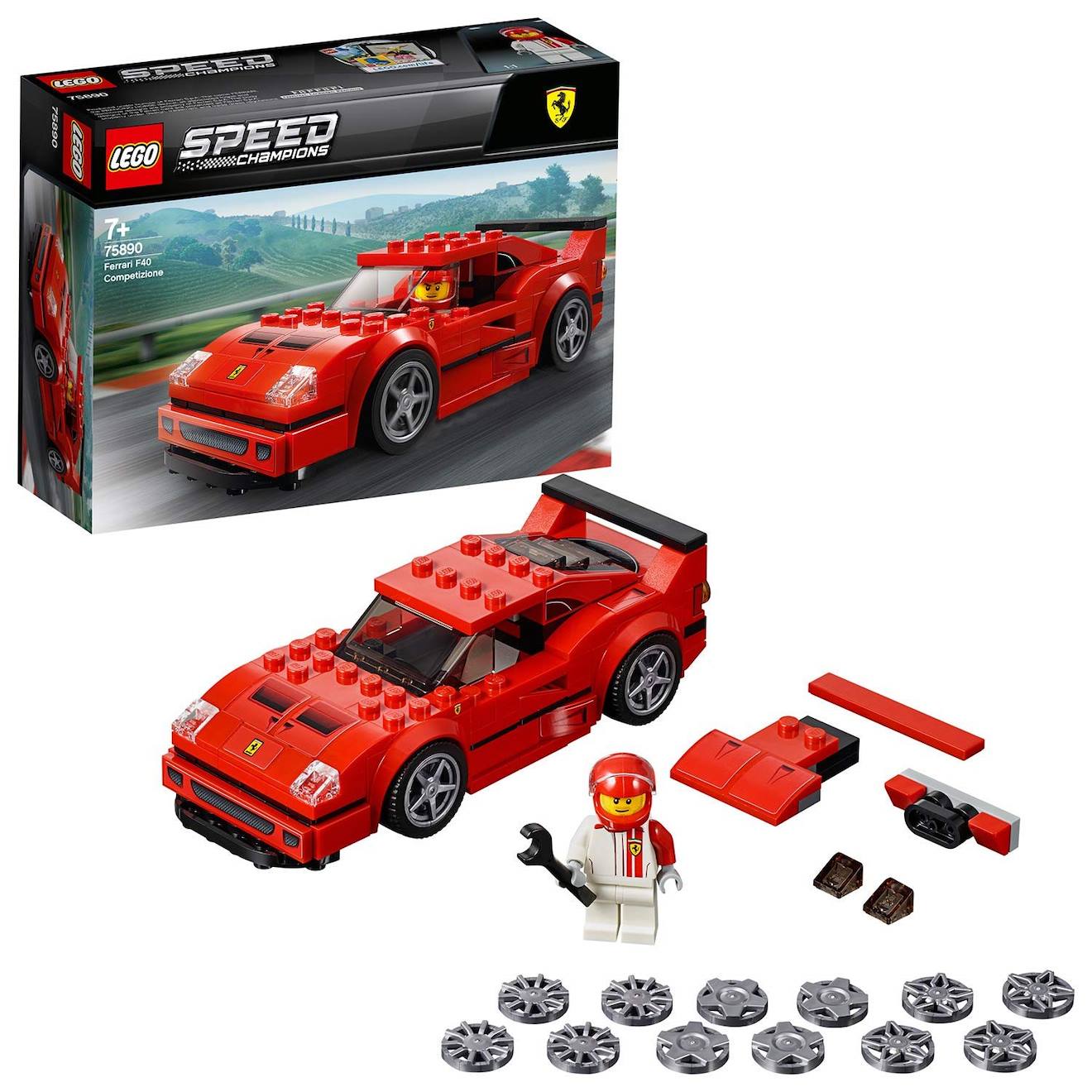 Speed Champions - Ferrari F40 Competizione 75890 Multicolore