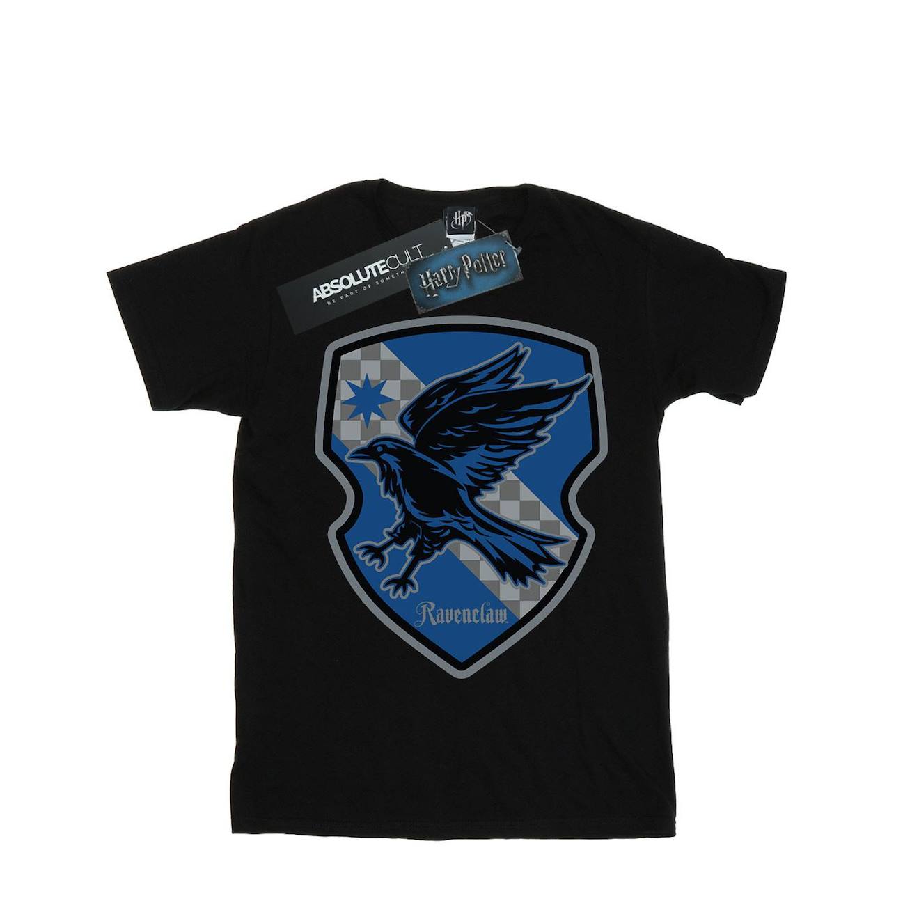 T-shirt Coton Harry Potter Ravenclaw Noir