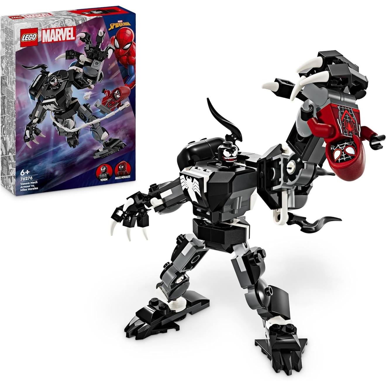 L'armure Robot De Venom Contre Miles Morales 76276 Multicolore