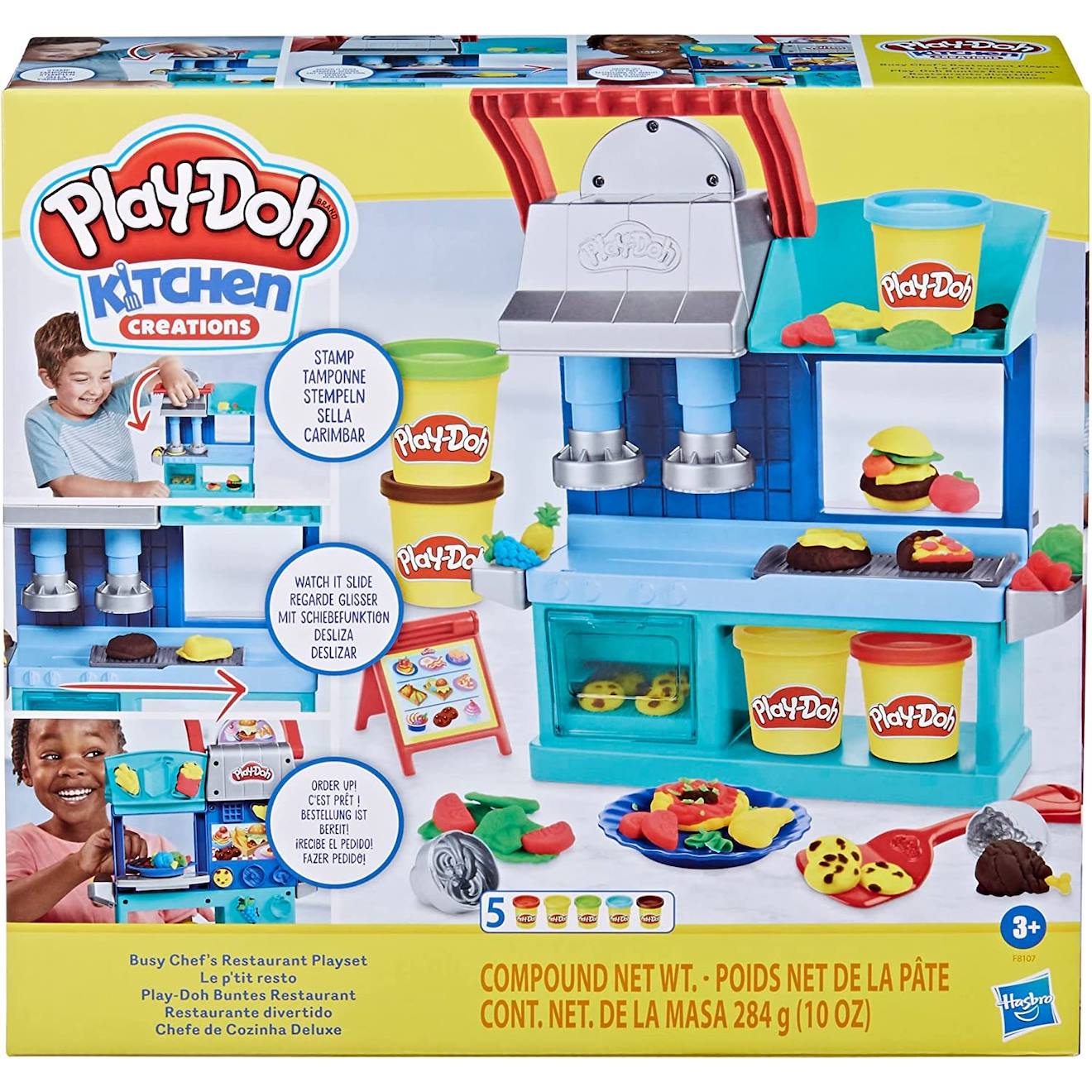 Play-doh Kitchen Creations Restaurant Coloré Multicolore
