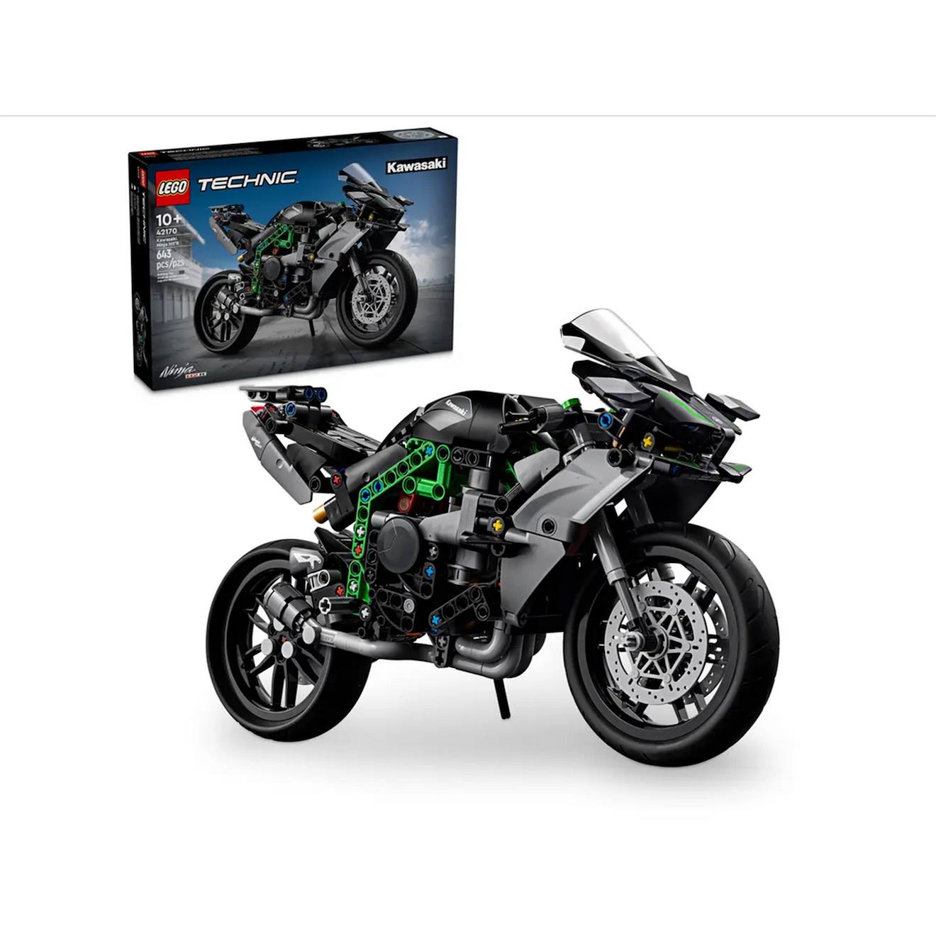 La Moto Kawasaki Ninja H2r 42170 Noir Et Vert