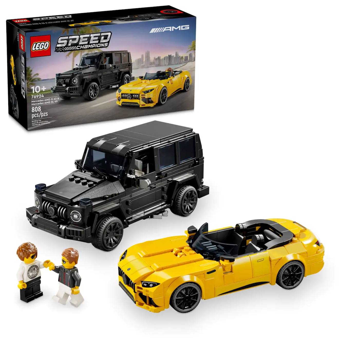 Speed Champions Mercedes-amg G 63 Et Mercedes-amg Sl 63 76924 Multicolore