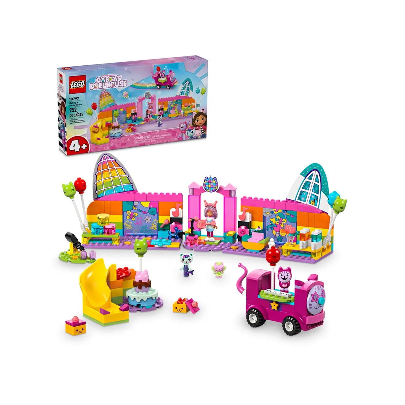 Gabby's Dollhouse Le Miaousic-hall De Gabby 10797 Multicolore
