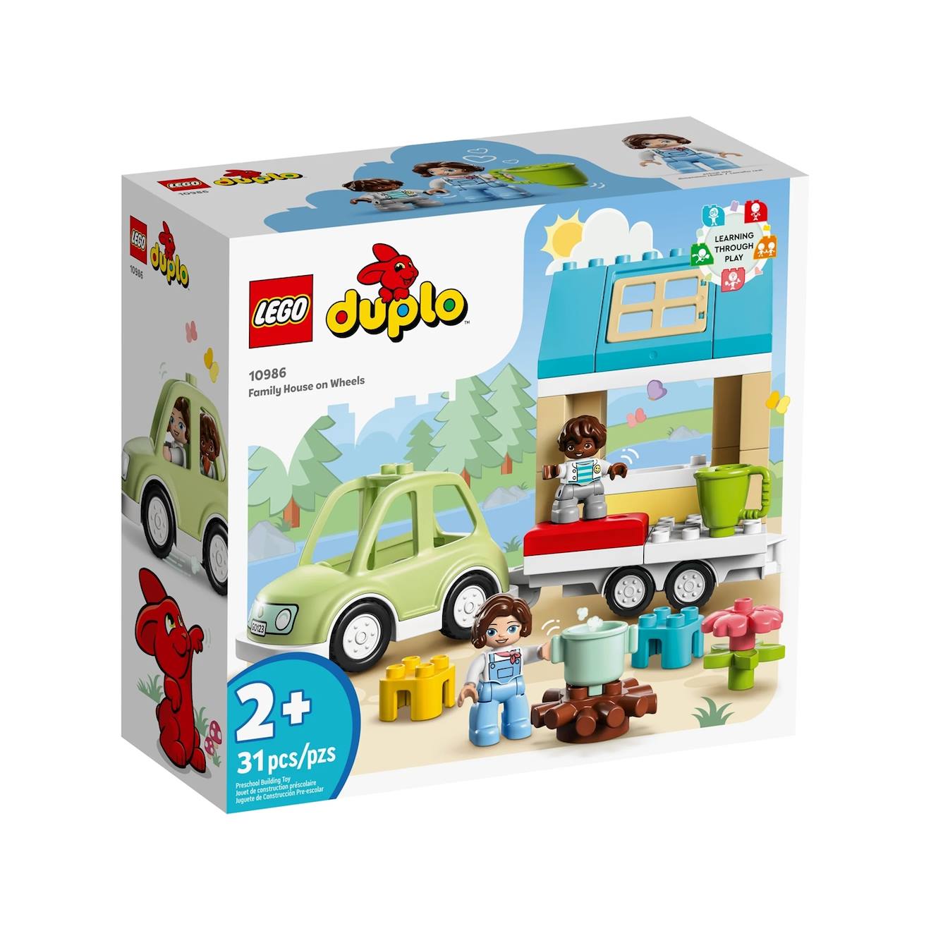 Duplo La Maison Familiale Sur Roues 10986 Multicolore