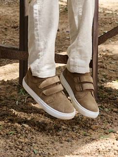 Chaussures-Chaussures garçon 23-38-Baskets, tennis-Derbies garçon cuir à scratchs