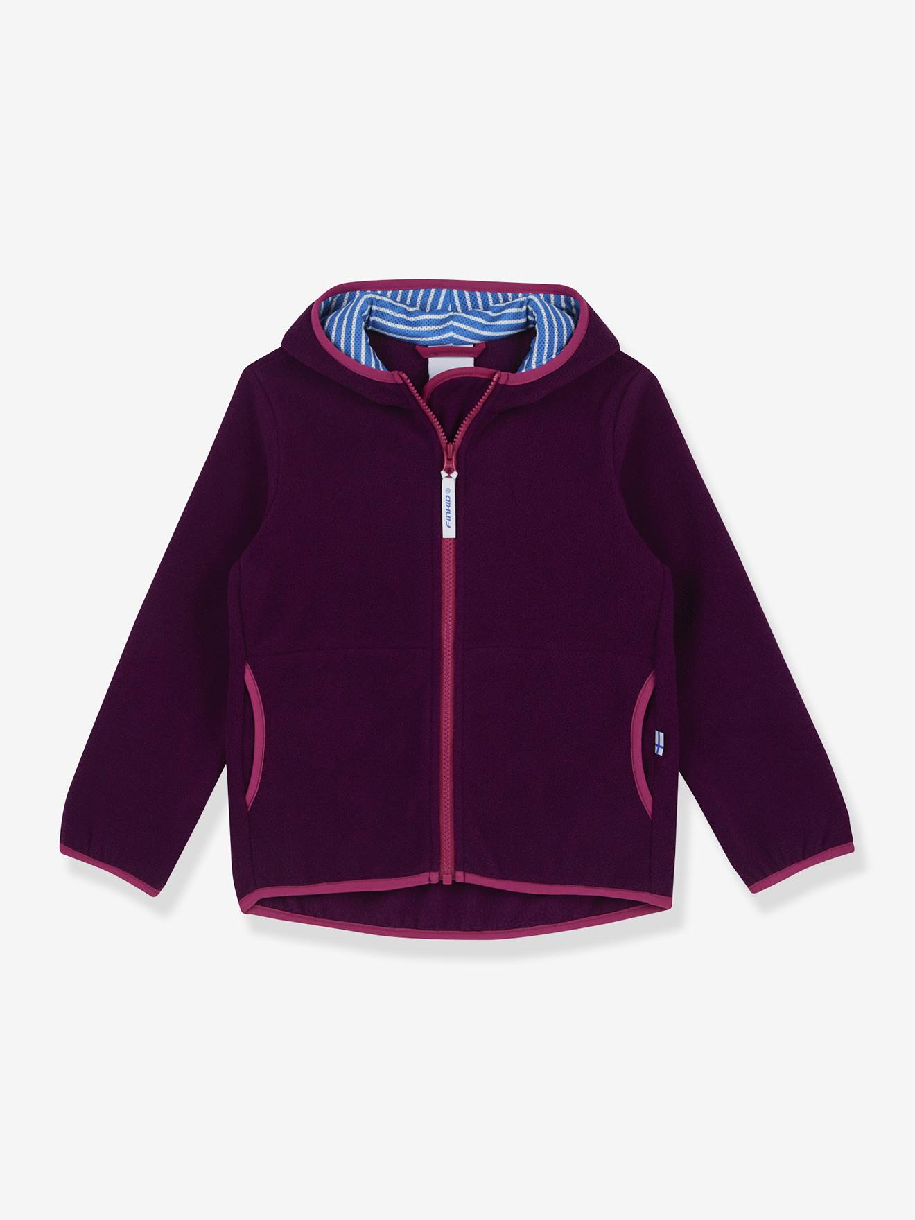 Veste en polaire pour enfants PAUKKU finkid, veste intérieure Zip-in violet