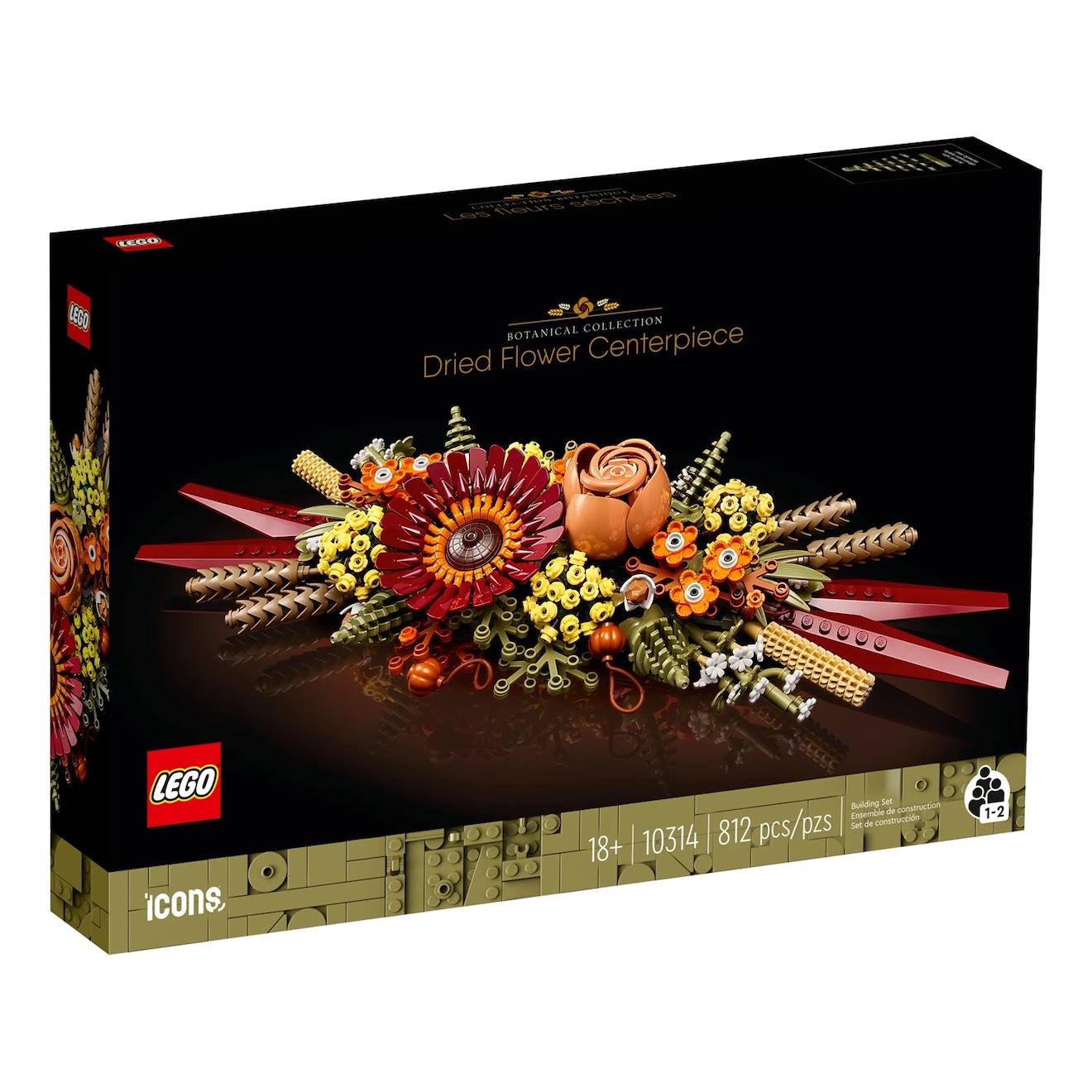 Le Centre De Table Fleurs Séchées 10314 Multicolore