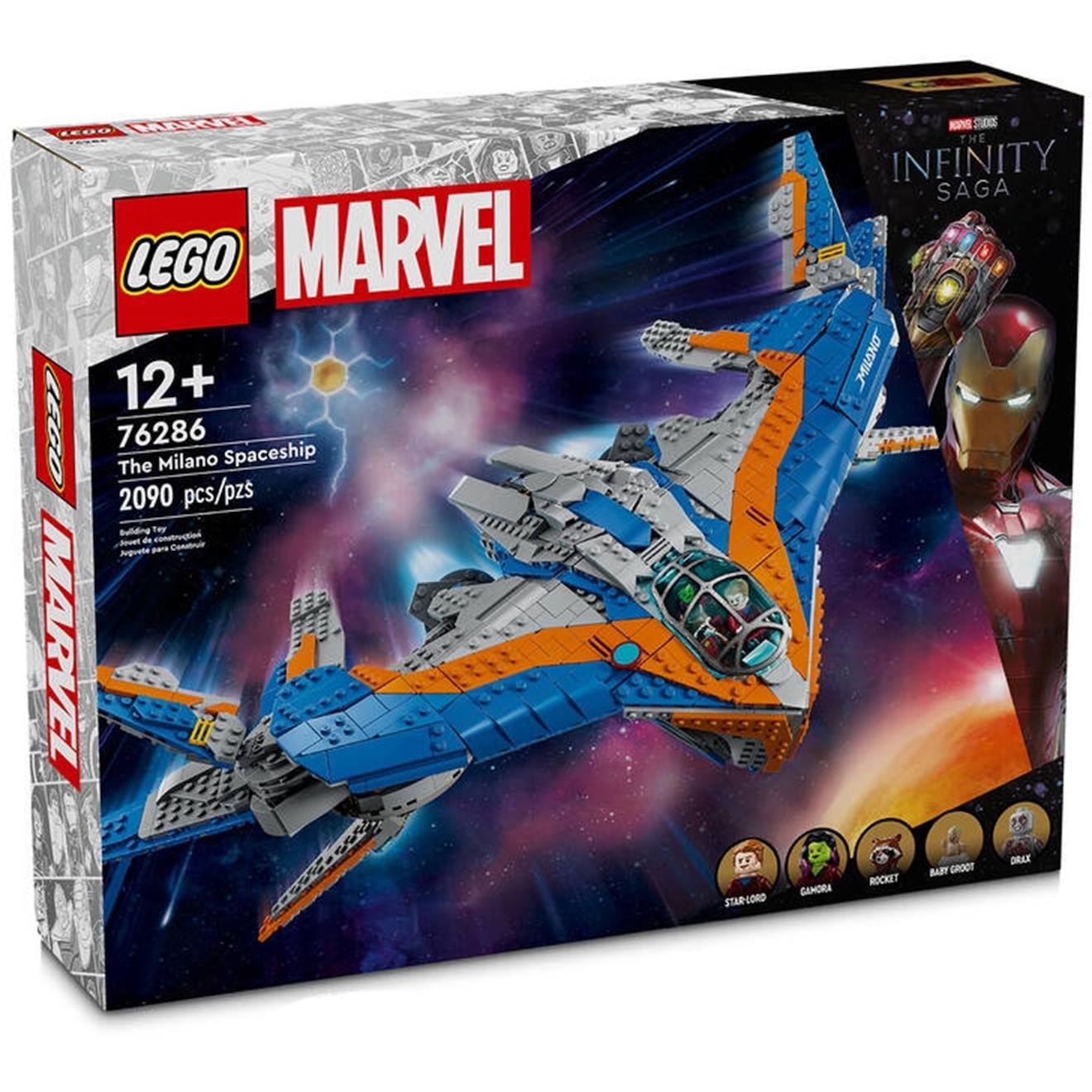 Les Gardiens De La Galaxie : Le Vaisseau Milan 76286 Multicolore
