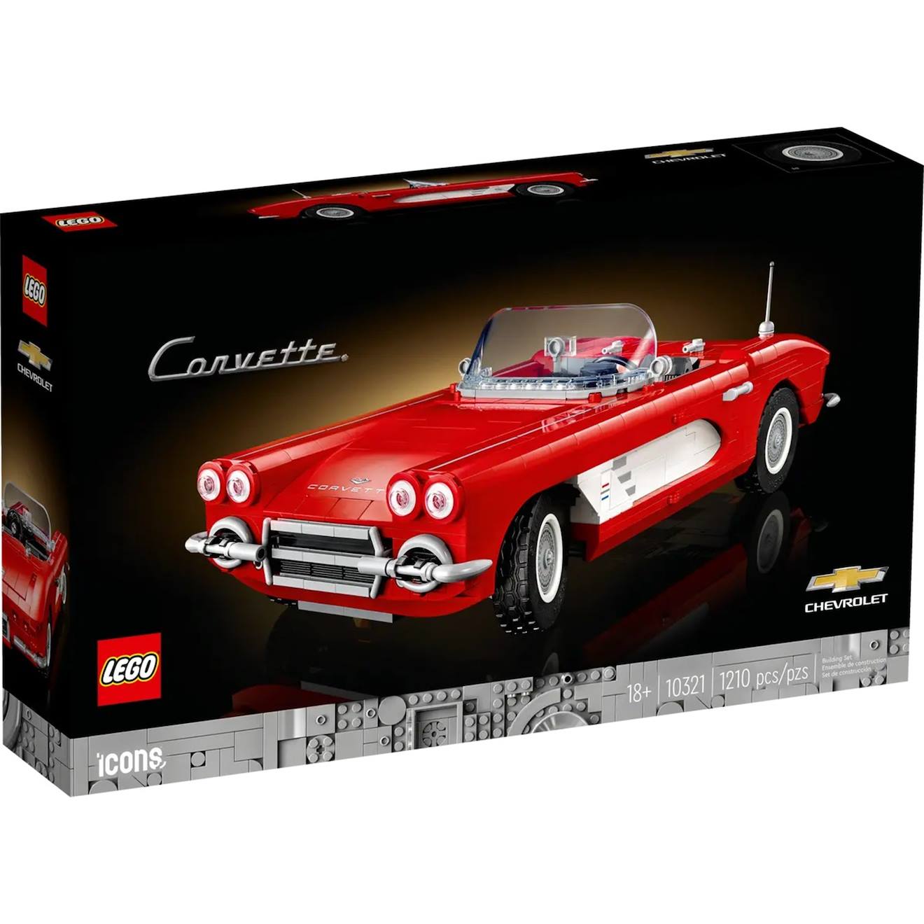 Icons Chrevrolet Corvette 10321 Rouge