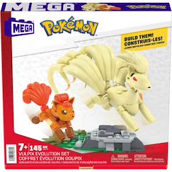 -Mega pokémon - coffret de construction avec figurines goupix et feunard