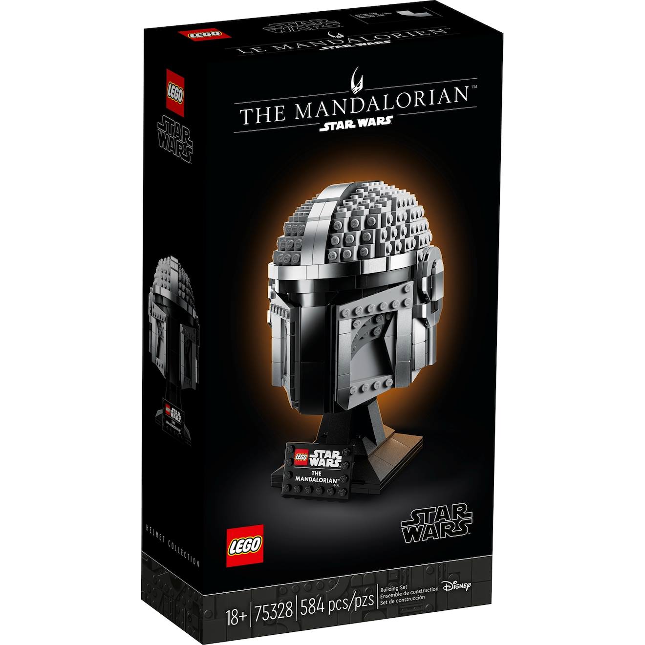 Lego 75328 - le casque du mandalorien multicolore