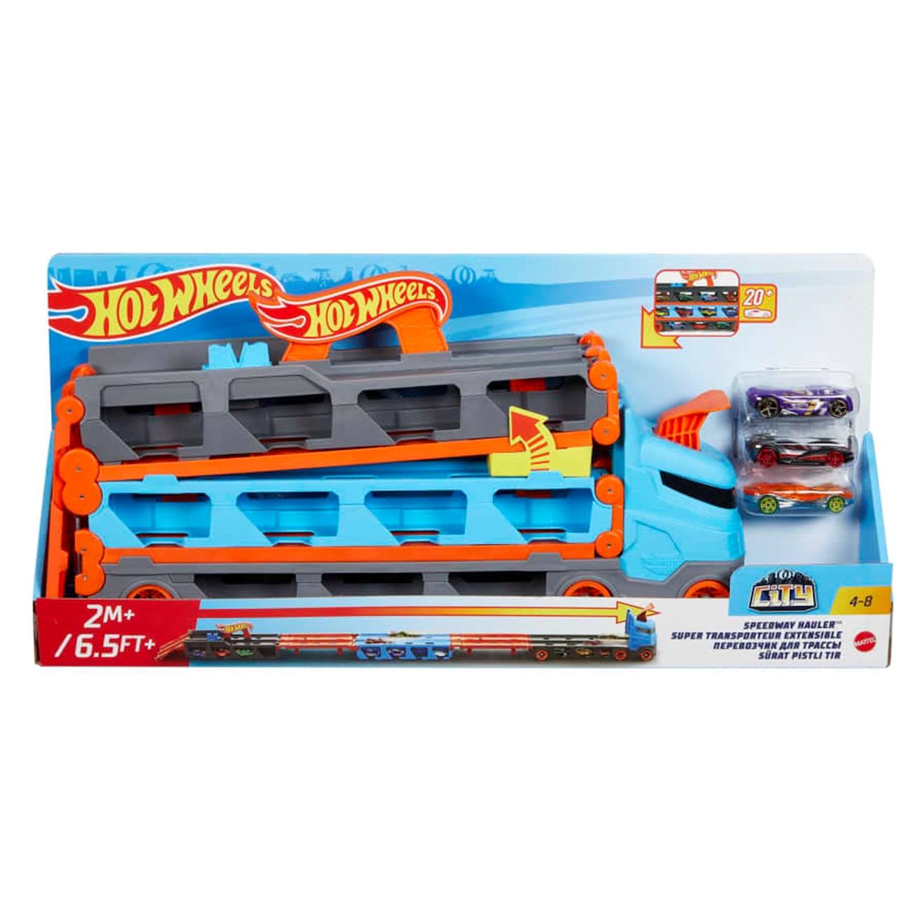 Hot Wheels Super Transporteur Extensible Multicolore