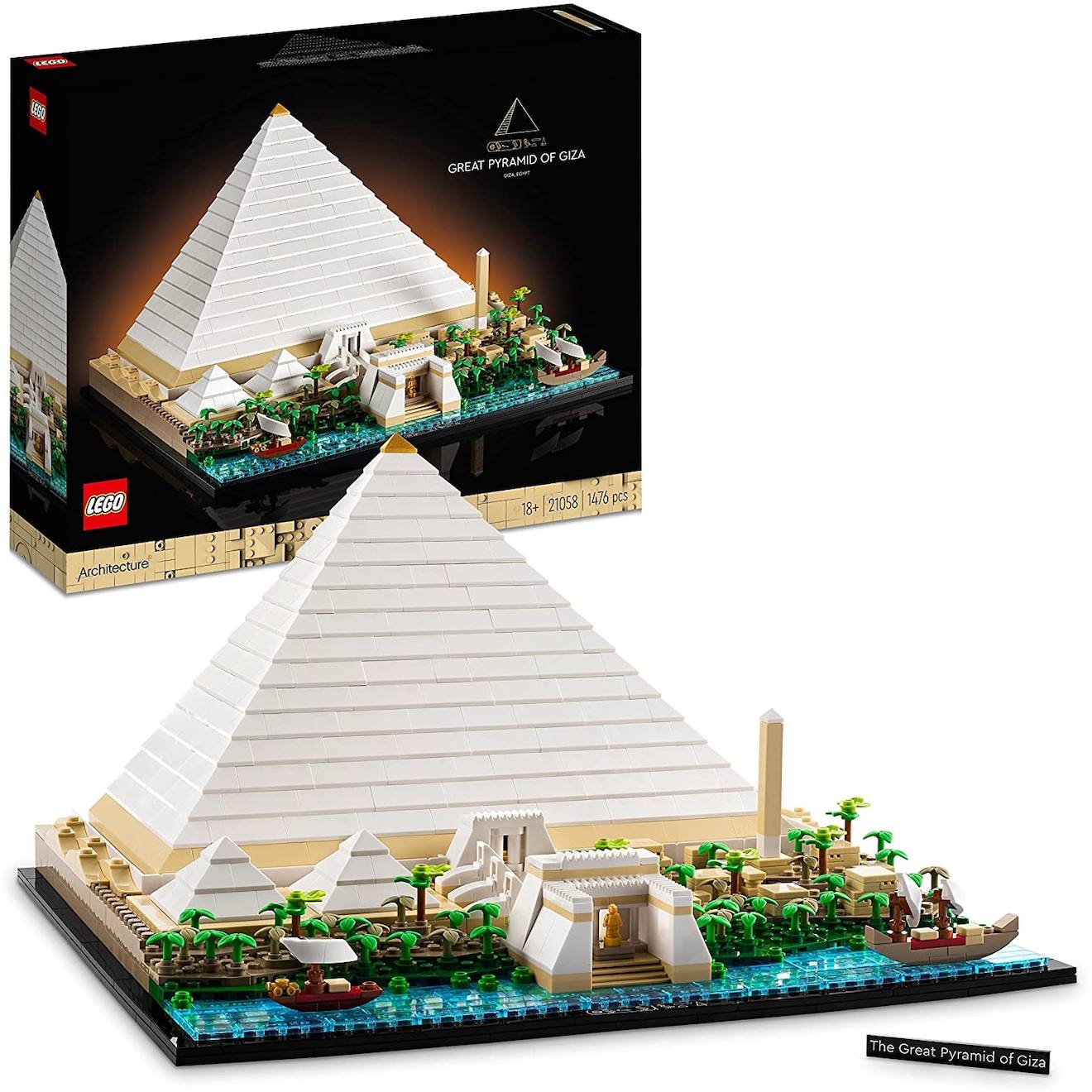 La Grande Pyramide De Gizeh 21058 Multicolore