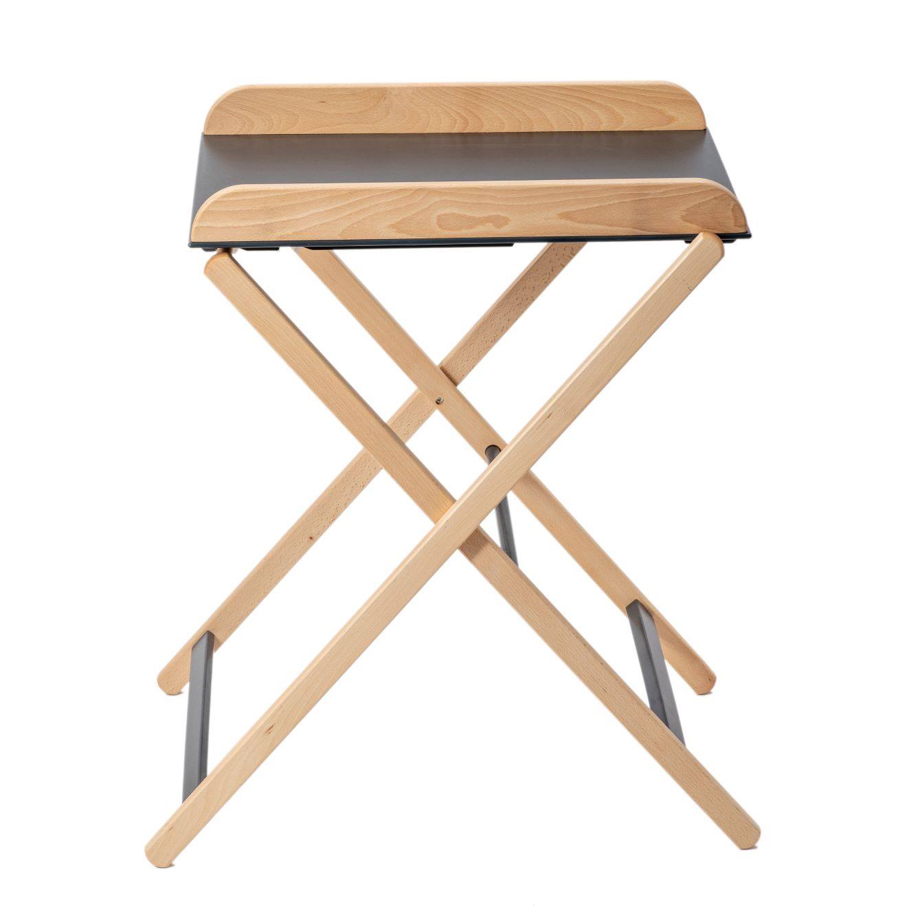Table À Langer Jade Bois Hybride Anthracite
