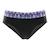 Lot de 3 culottes  en coton ethnik Noir/rose/bleu/violet 2 - vertbaudet enfant 