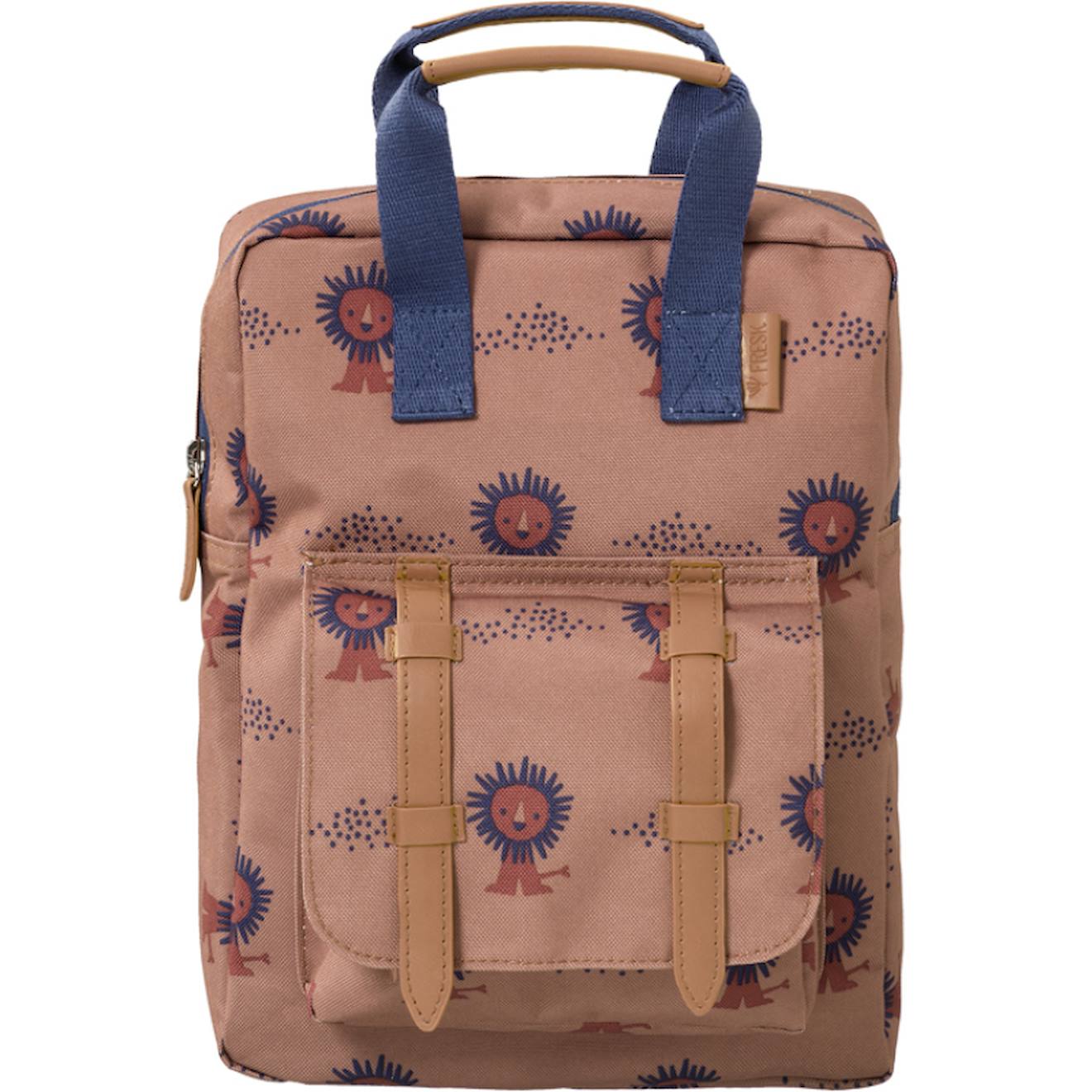 Sac À Dos Bébé Lion Marron, Bleu
