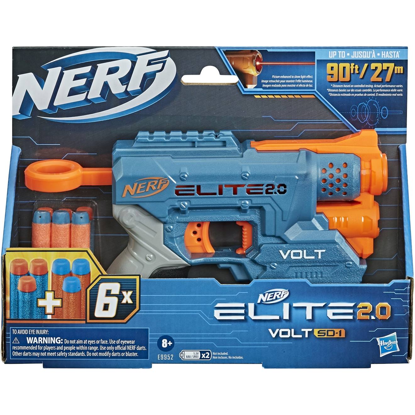 Nerf Elite 2.0 Volt Sd-1 Bleu Et Orange