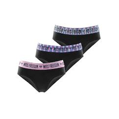 -Lot de 3 culottes  en coton ethnik