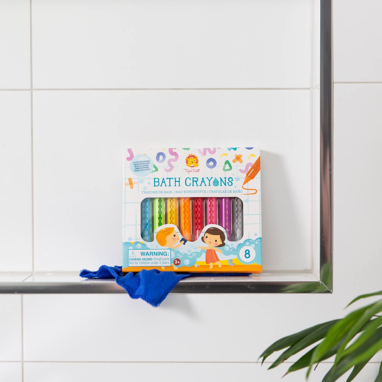 Crayons De Bain Blanc (Tiger Tribe) - Image 2