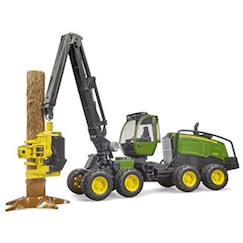 Jouet-Abatteuse john deere 1270g avec tronc