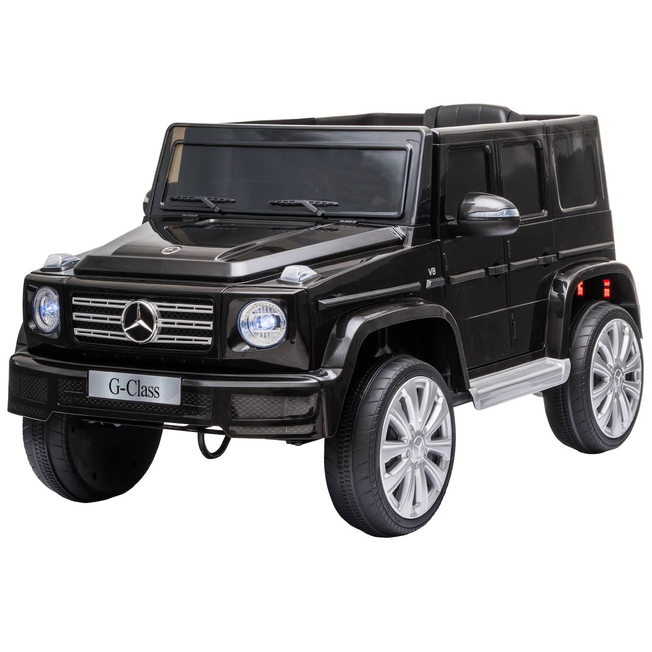 Voiture Électrique Enfant Mercedes Benz Classe G 12v - V. Max. 5km/h - Télécommande - Effets Sonores Lumineux Noir