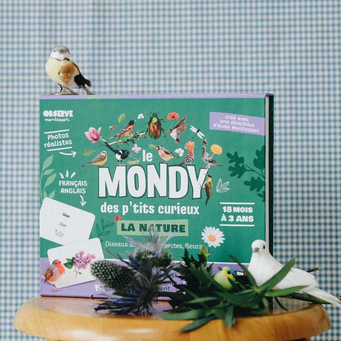 Mondy Des Curieux - 45 Cartes Bilingues Autour De La Nature Multicolore