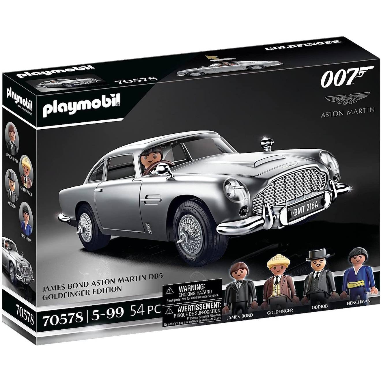 James Bond Aston Martin Db5 - Edition Goldfinger 70578 Gris