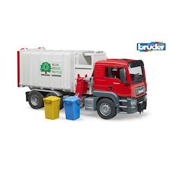 Jouet-Man tgs camion poubelles avec chargement latéral