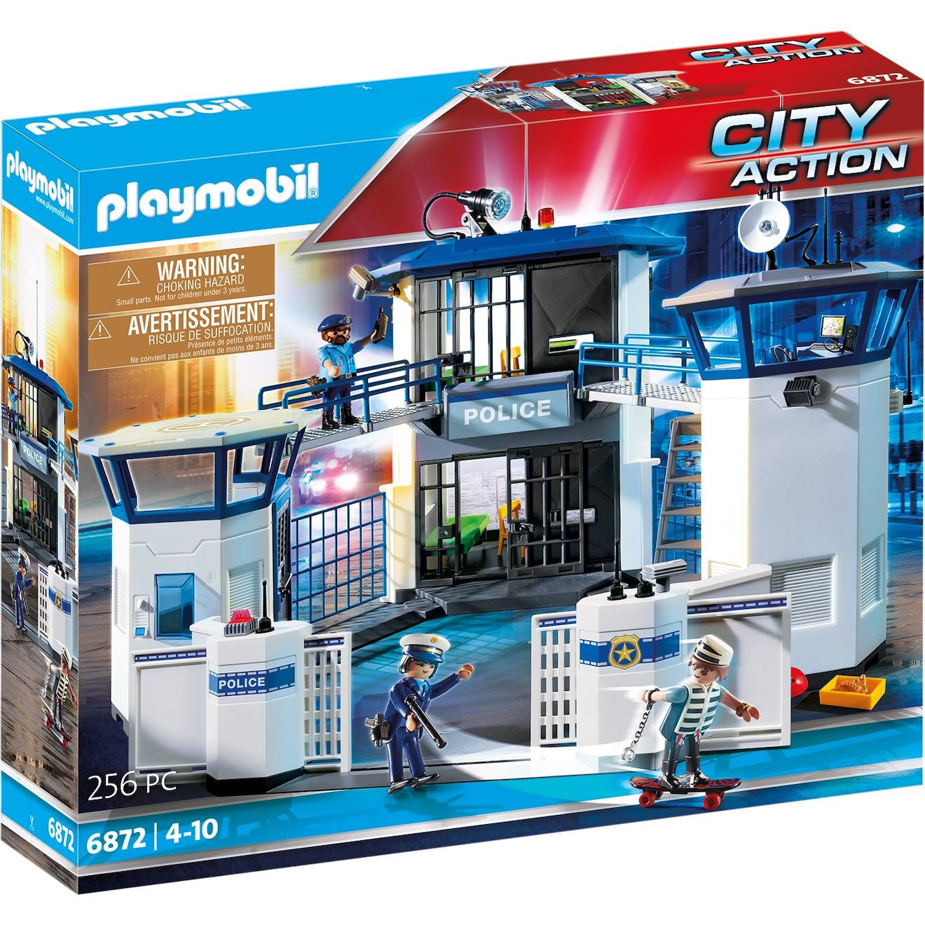 Commissariat De Police Avec Prison 6872 Multicolore