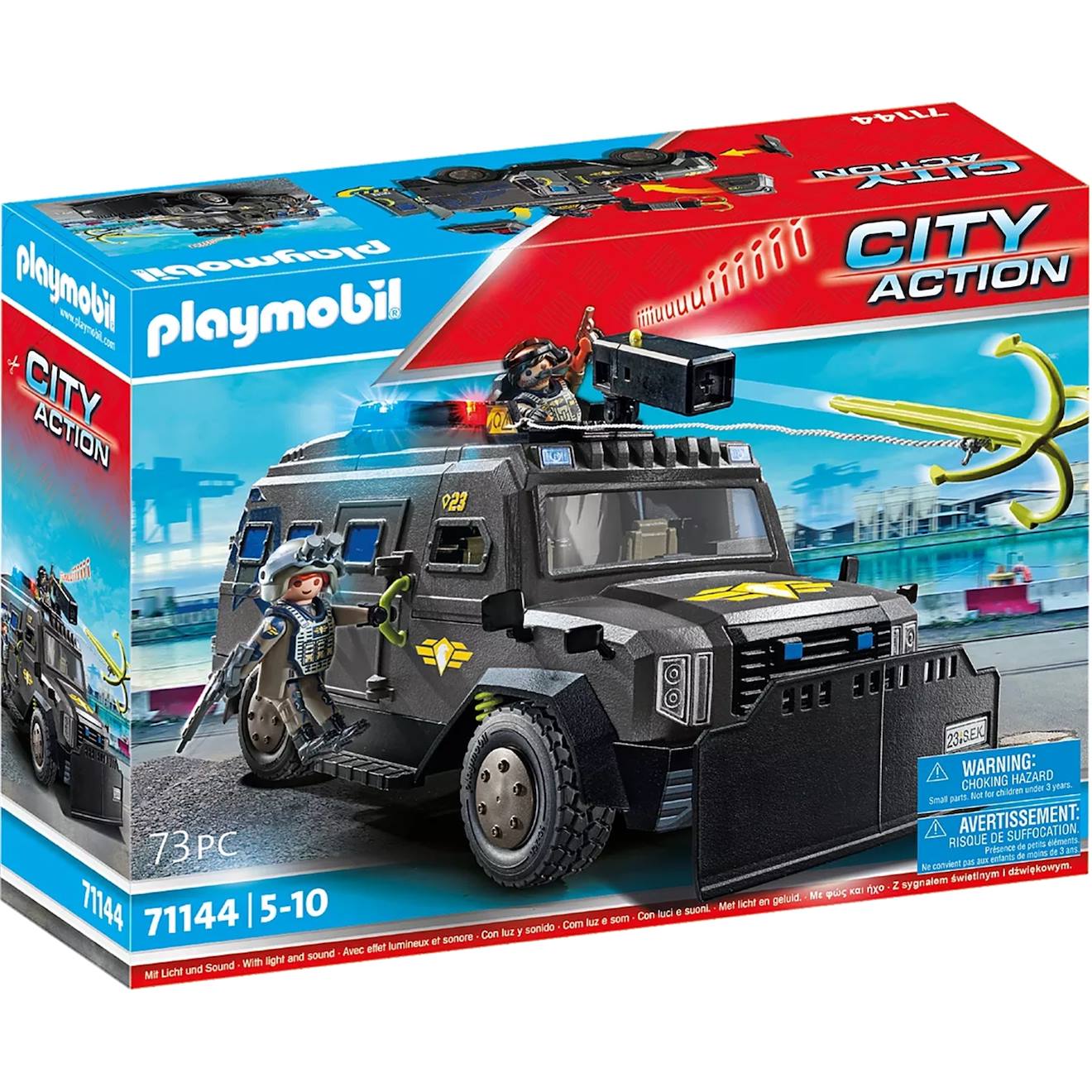 City Action Véhicule D'intervention Des Forces Spéciales 71144 Noir