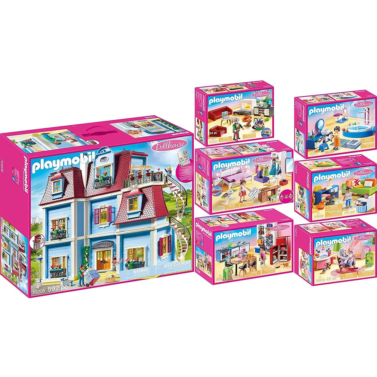 Dollhouse – 70205+70206+70207+70208+70209+70210+70211 70205-6-7-8-9-10-11 Multicolore