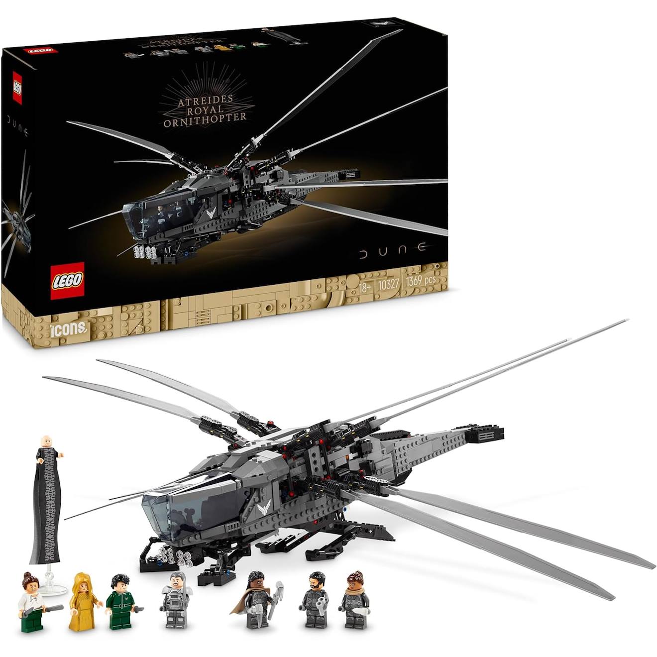 Dune Atreides Royal Ornithopter 10327 Gris
