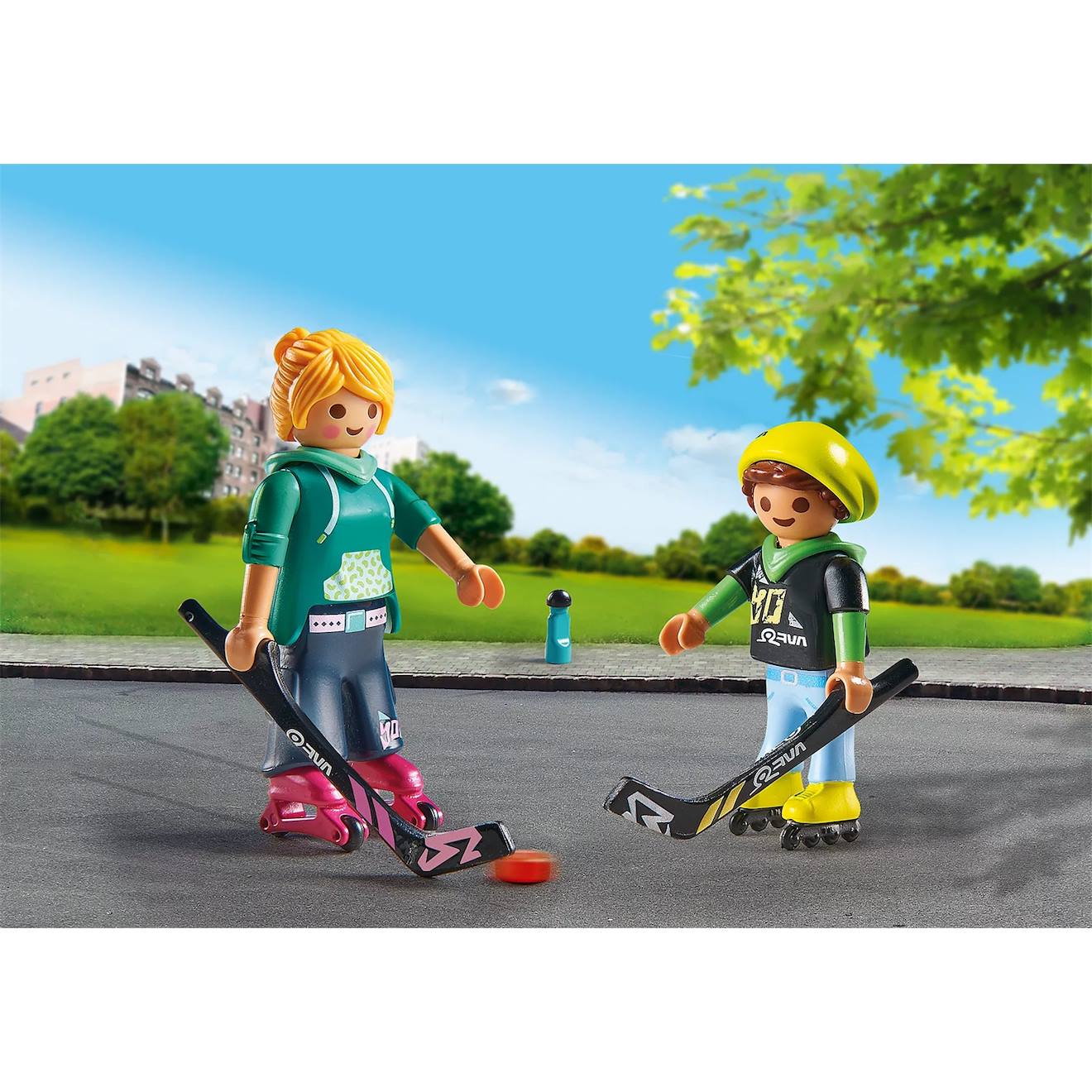 Joueurs De Roller Hockey 71209 Multicolore