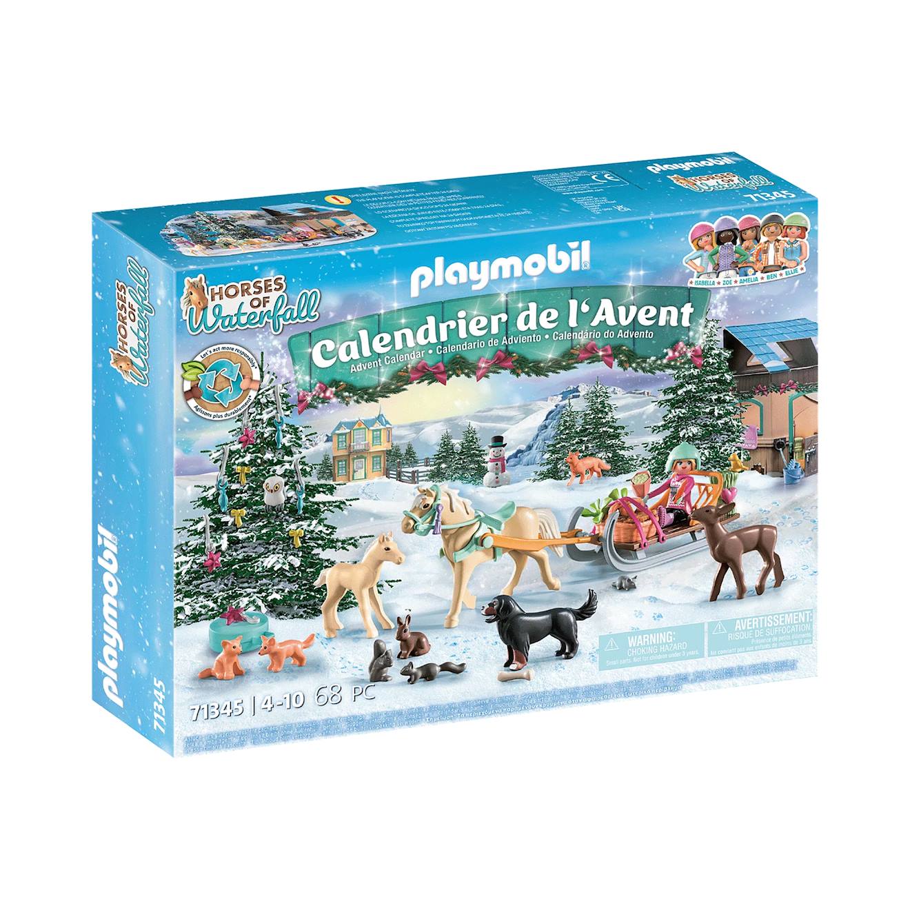 Horses Of Waterfall Calendrier De L'avent Equestre 71345 Multicolore