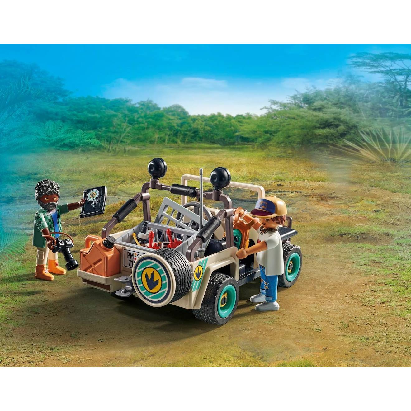 Playmobil 71523 Campement des explorateurs avec Dinosaures - tournée d Playmobil 71523 Campement des explorateurs avec Dinosaures - tournée d