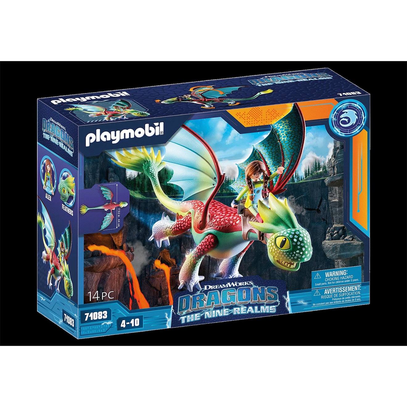 Dragons The Nine Realms - Feathers Et Alex 71083 Multicolore