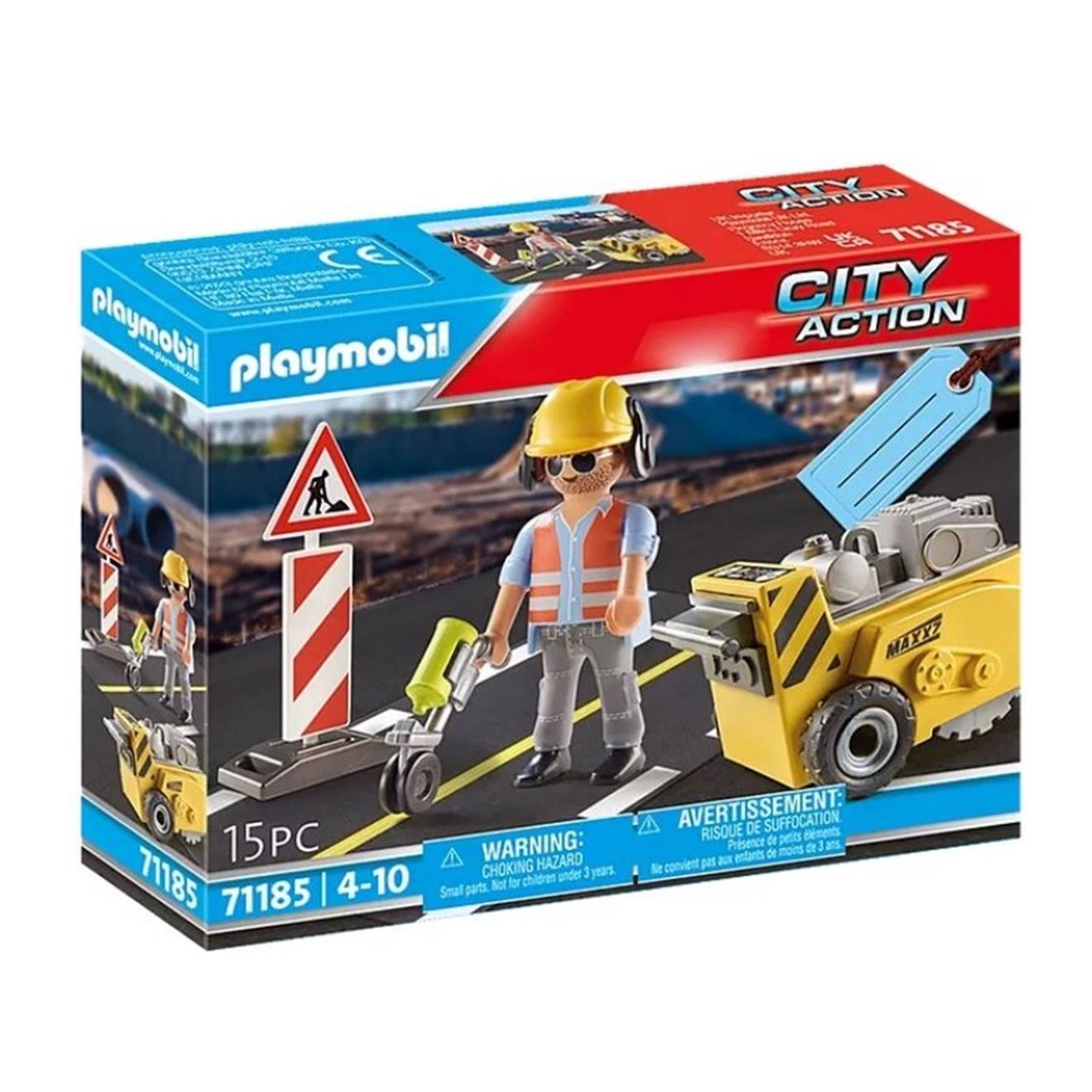 City Action Ouvrier Avec Scie De Sol 71185 Multicolore