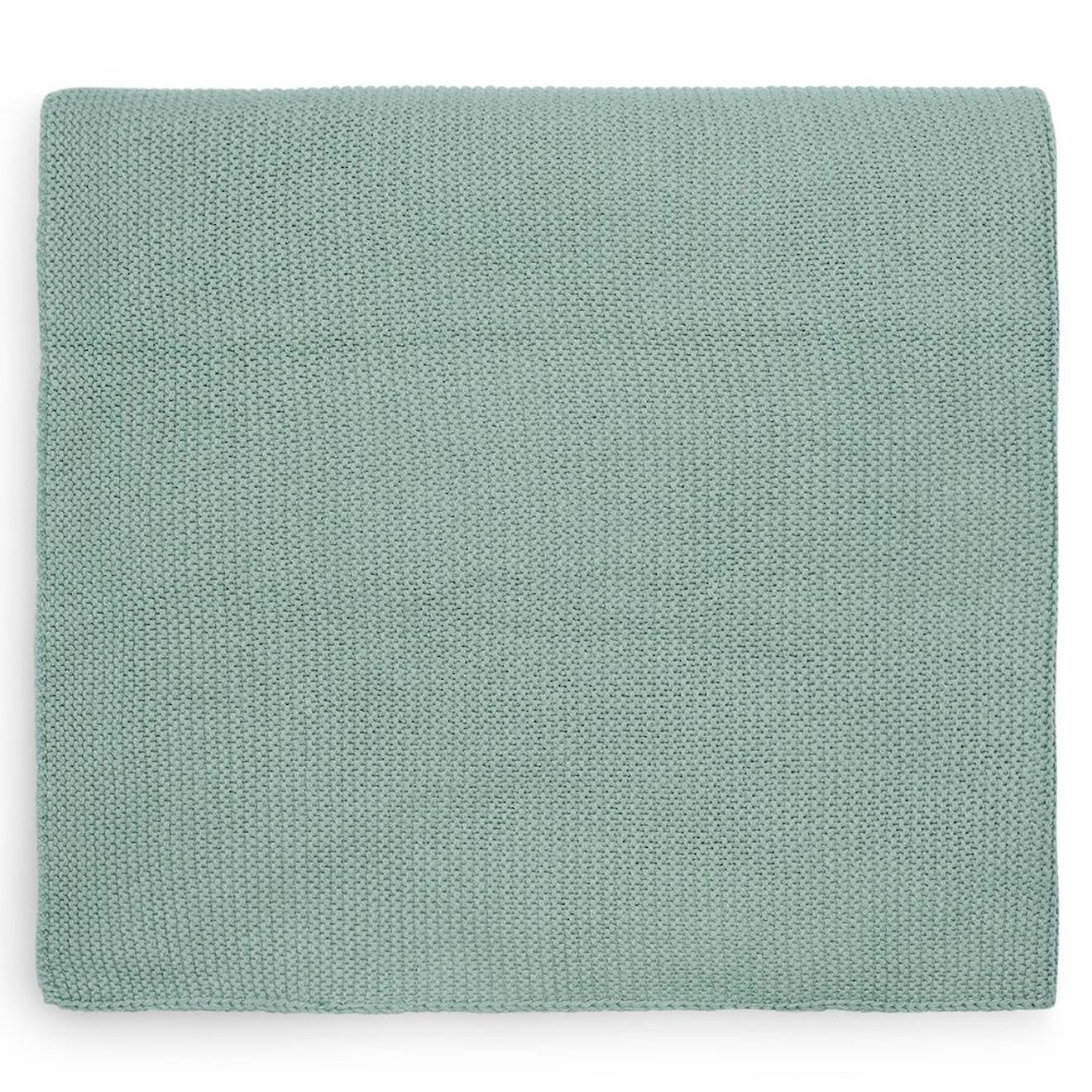 Couverture En Tricot Vert D'eau
