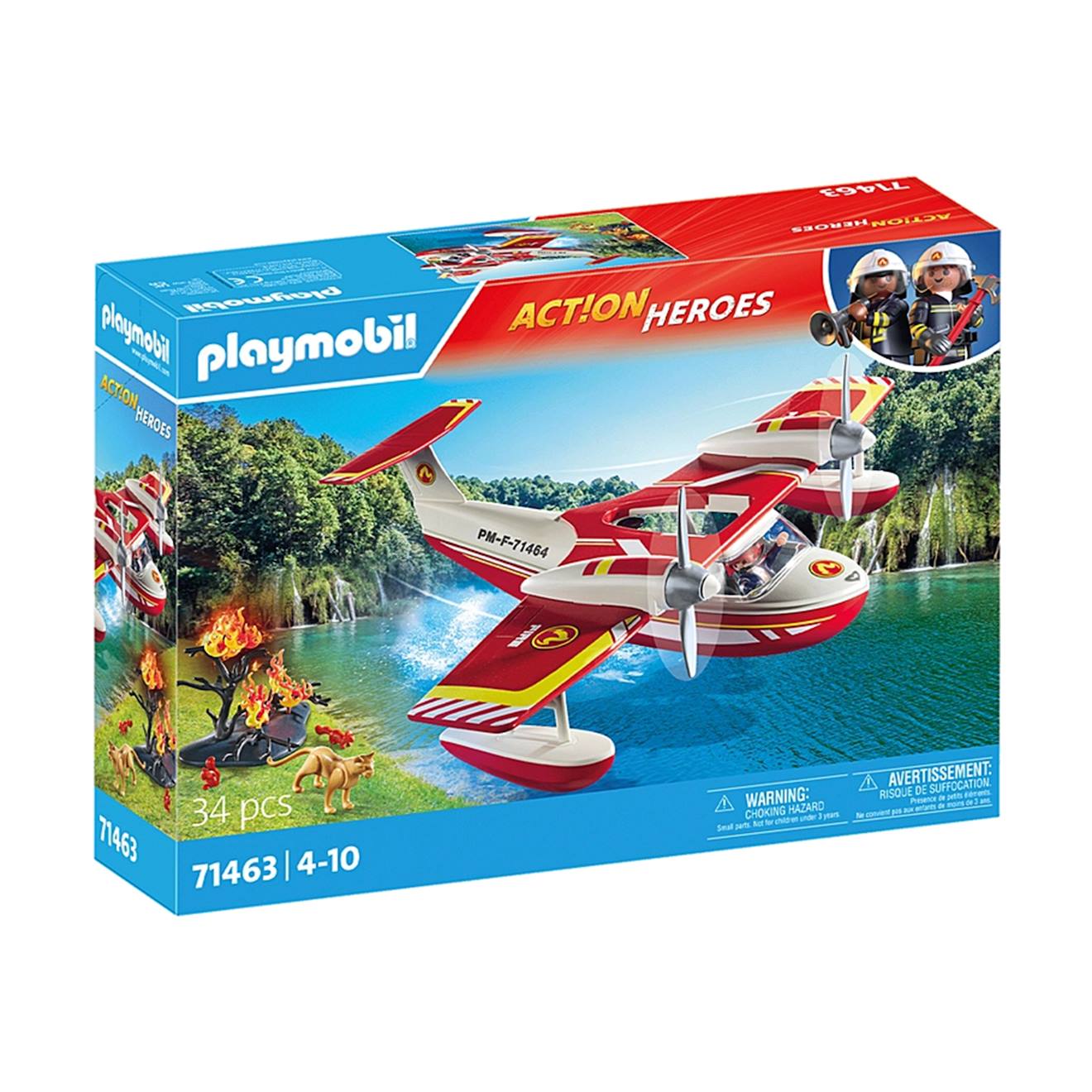 Hydravion Avec Pompier 71463 Multicolore