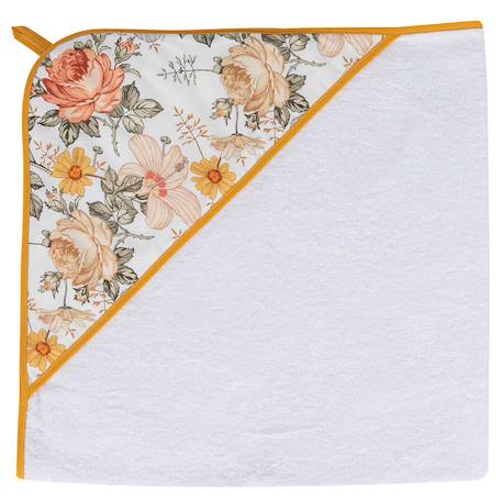 Fille-Grande cape de bain en coton et bambou néo vintage