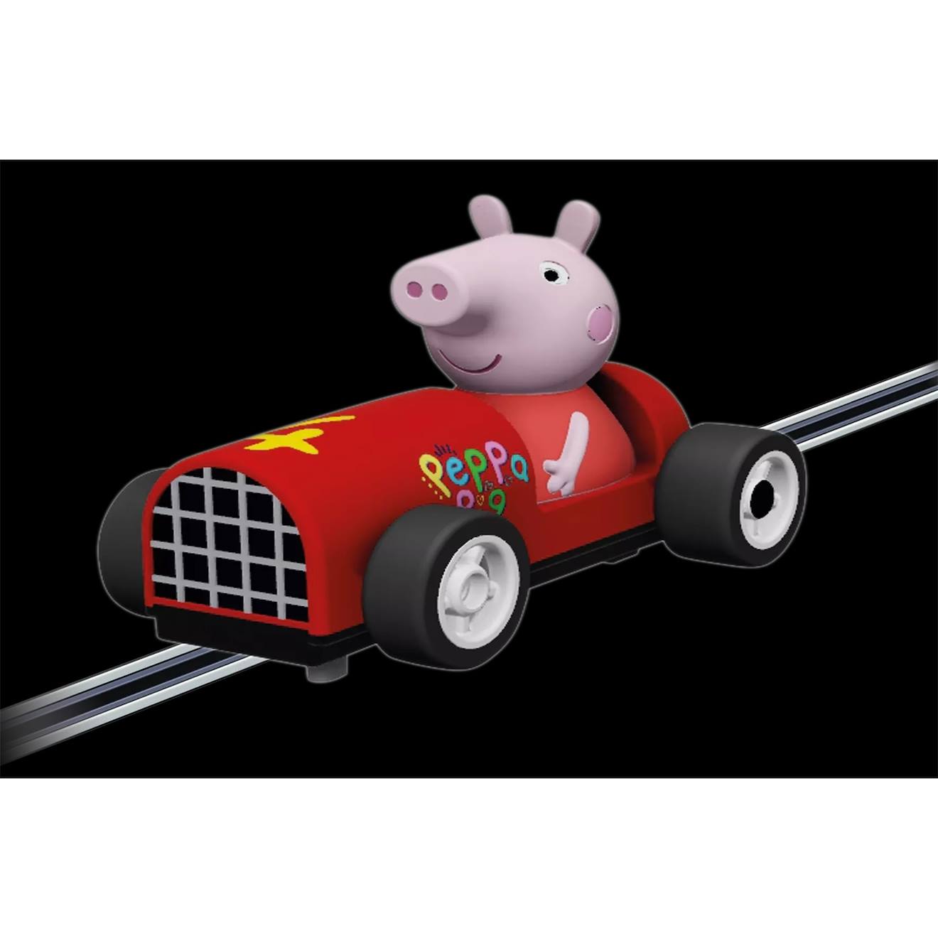 Voiture Pour Carrera First Peppa Pig Peppa Multicolore