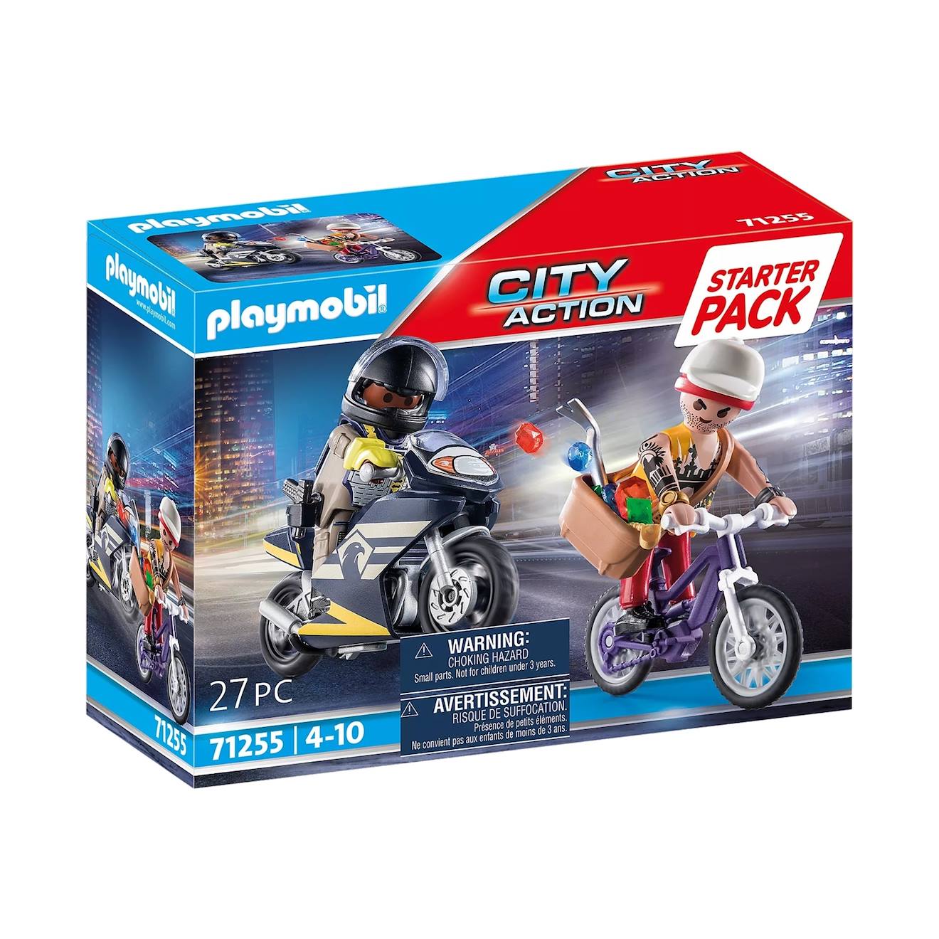 City Action Starter Pack Agent Et Voleur 71255 Multicolore